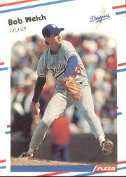 1988 Fleer Baseball Cards      529     Bob Welch